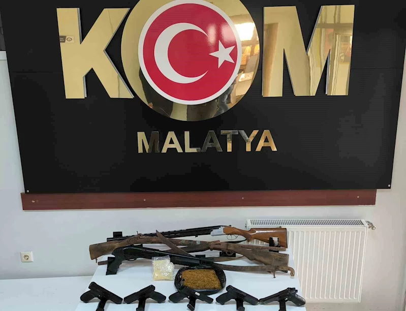 Malatya’da silah operasyonu: 2 gözaltı

