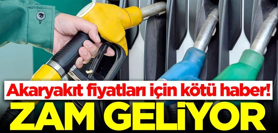 Akaryakıt fiyatları için kötü haber! Yeni haftanın ilk zammı geliyor, depoları doldurun