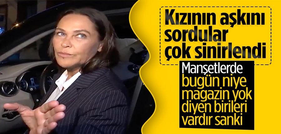 Hülya Avşar, Mehmet Dinçerler sorusuna sinirlendi