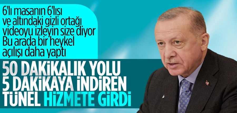 Cumhurbaşkanı Erdoğan: Muhalefet toplanıp dağılırken biz geleceği planlıyoruz 