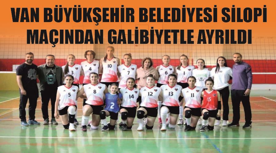 Van Büyükşehir Belediyesi Silopi maçından galibiyetle ayrıldı