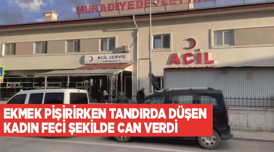 Ekmek pişirirken tandırda düşen kadın feci şekilde can verdi