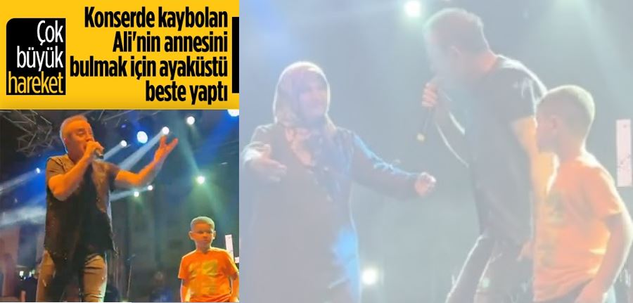 Haluk Levent, konserde kaybolan çocuğun annesine ulaşmak için beste yaptı