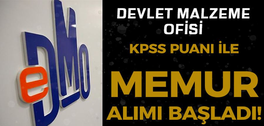 DMO KPSS Puanı İle Memur Alımı Başvurusu Başladı!