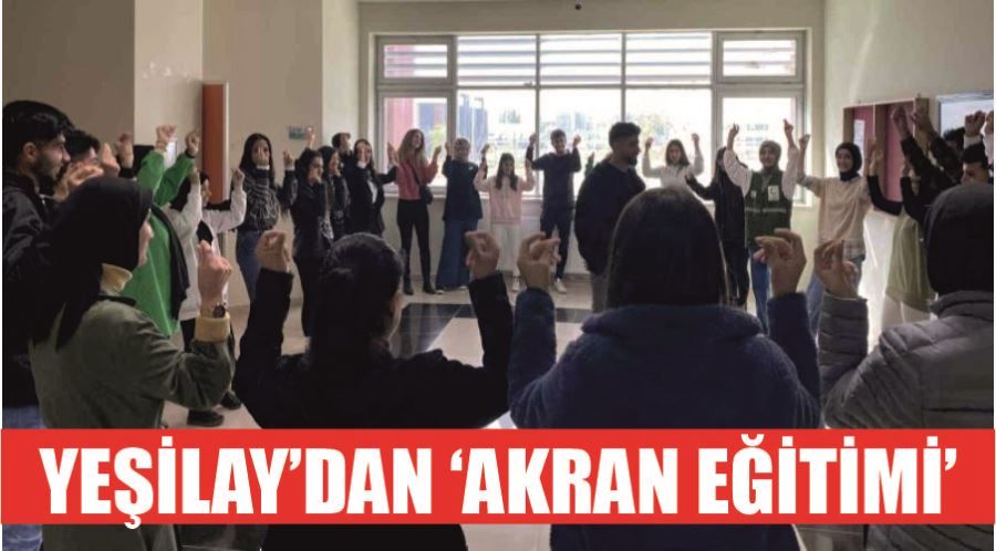 Yeşilay’dan ‘Akran eğitimi’