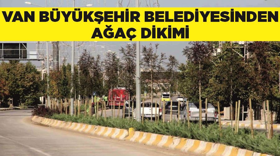 Van Büyükşehir Belediyesinden ağaç dikimi