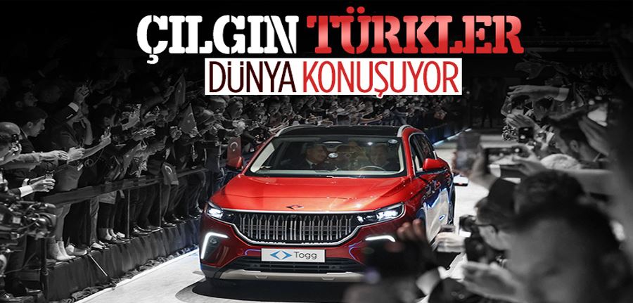 Yerli otomobil Togg dünyada büyük yankı uyandırdı