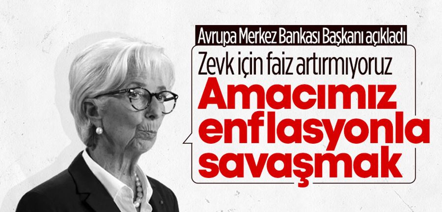 Avrupa Merkez Bankası: Faizi zevk için artırmadık 