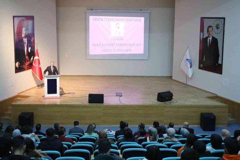 AİÇÜ’de “Erken Teşhis Hayat Kurtarır” konferansı düzenlendi
