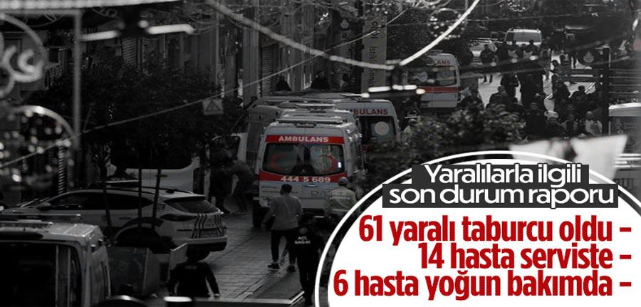 Terör saldırısında yaralananlardan 61