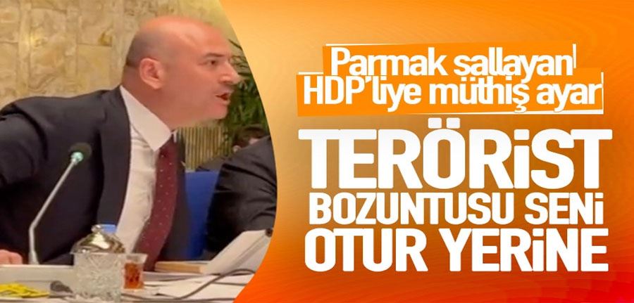Süleyman Soylu’dan HDP’li Turan’a: Terörist bozuntusu terbiyesiz