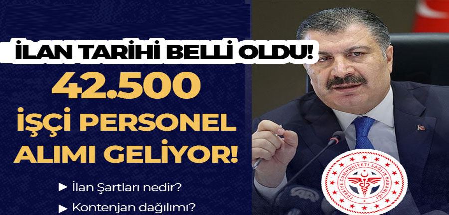 Sağlık Bakanlığı 42.500 İşçi Personel Alımı Geliyor! İlan Tarihi Belli Oldu!