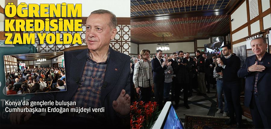 Cumhurbaşkanı Erdoğan: Öğrenim kredisi zammıyla ilgili çalışmalar yapılıyor