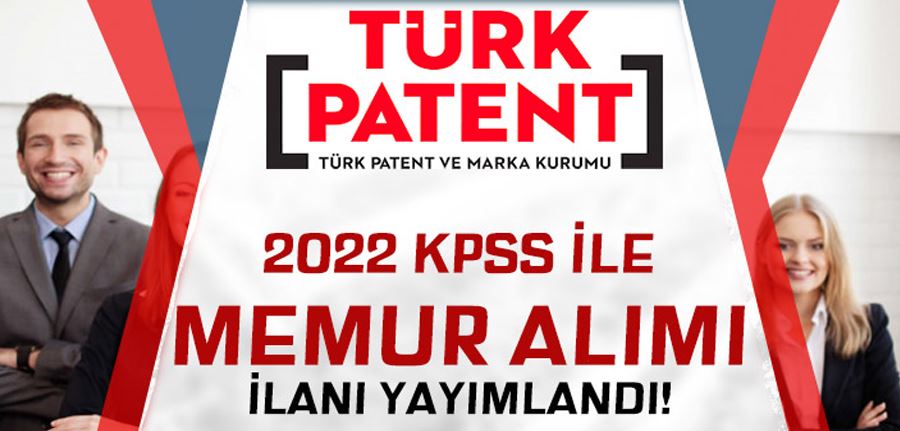 Türk Patent ve Marka Kurumu 14 Memur Alımı İlanı! 2022 KPSS İle