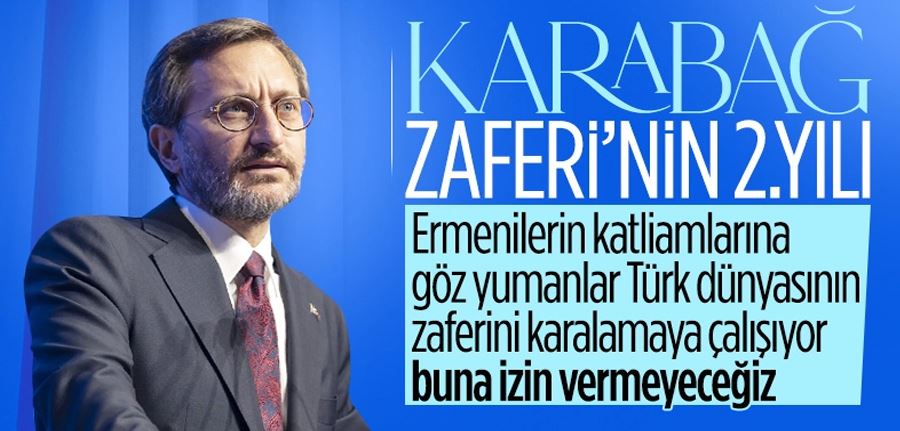 Fahrettin Altun: Azerbaycan davasının sesi olmaya devam edeceğiz