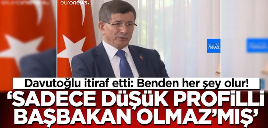 Davutoğlu itiraf etti! 