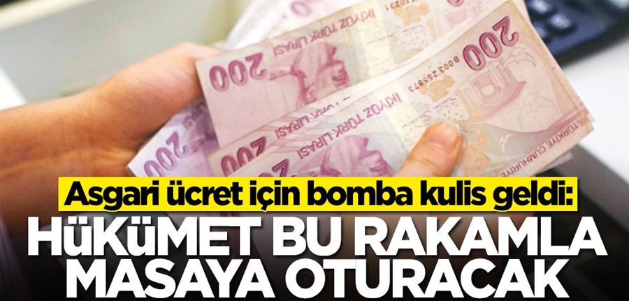 Asgari ücret için bomba kulis geldi: Hükümet bu rakamla masaya oturacak