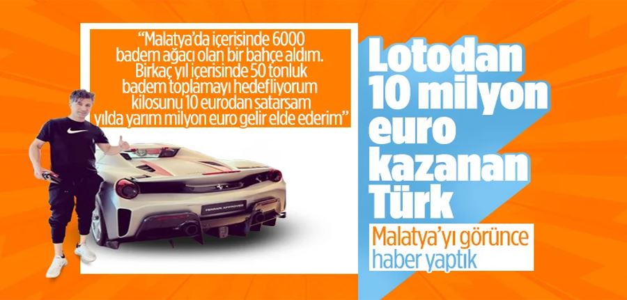 Almanya’nın loto milyoneri Kürşat, Malatya’da arsa satın aldı