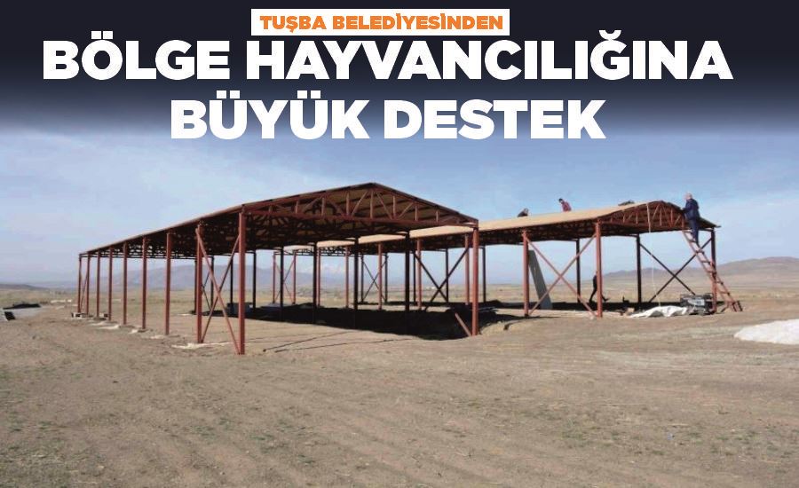 Tuşba Belediyesinden bölge hayvancılığına büyük destek