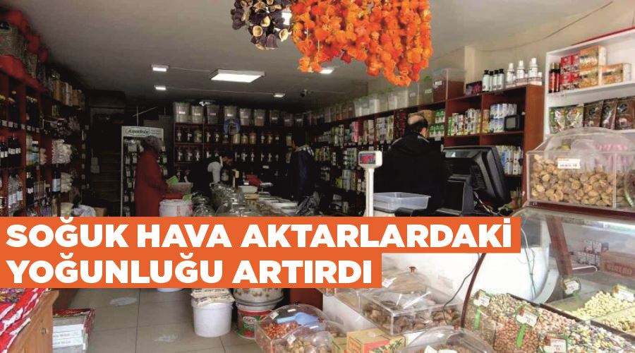 Soğuk hava aktarlardaki yoğunluğu artırdı