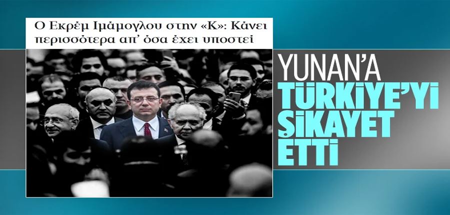 Ekrem İmamoğlu, mahkeme kararı sonrası Yunan gazetesine konuştu 