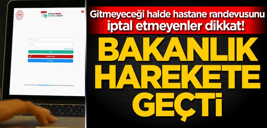 Gitmeyeceği halde hastane randevusunu iptal etmeyenler dikkat! Bakanlık harekete geçti