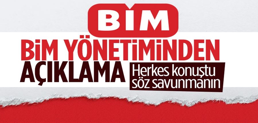 BİM İcra Kurulu Üyesi Aykaç eleştirilere yanıt verdi