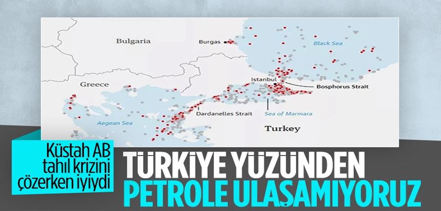 Batı, petrol tankeri trafiği nedeniyle Türkiye
