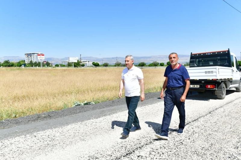 Cafana Mahallesi’nin yollarını güvenli hale getiriliyor
