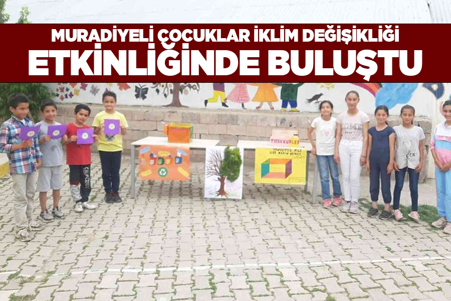 Muradiyeli çocuklar iklim değişikliği etkinliğinde buluştu