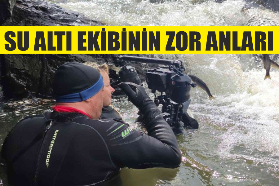 Su altı ekibinin zor anları