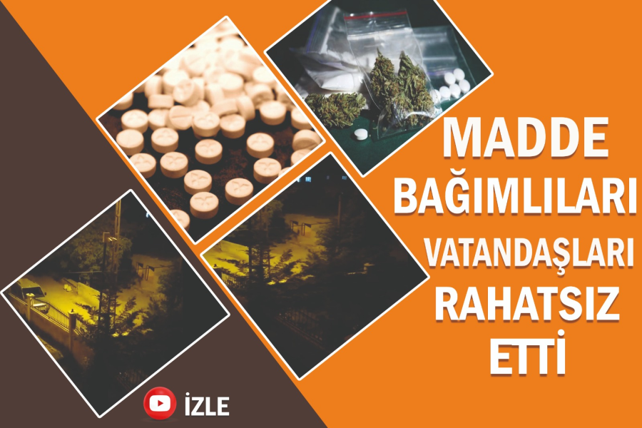 Van’da madde bağımlıları vatandaşları rahatsız etti