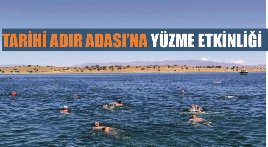 Tarihi Adır Adası’na yüzme etkinliği