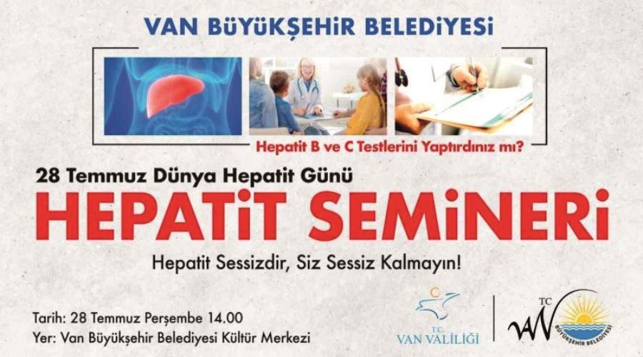 Van’da ‘Dünya Hepatit Günü’ konulu seminer