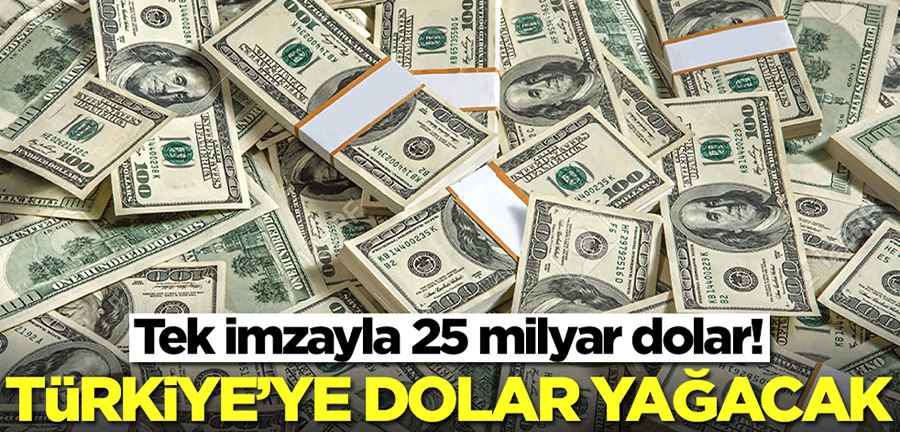 Tek imzayla 25 milyar dolar! Türkiye