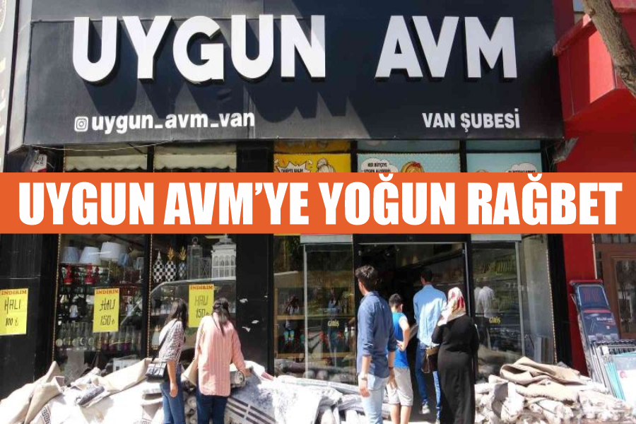 Uygun AVM’ye yoğun rağbet