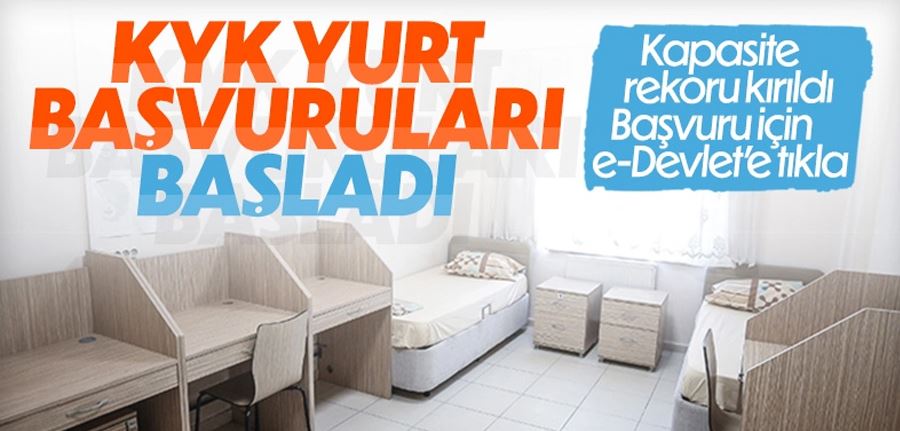 Mehmet Kasapoğlu: Yurt başvuruları başladı