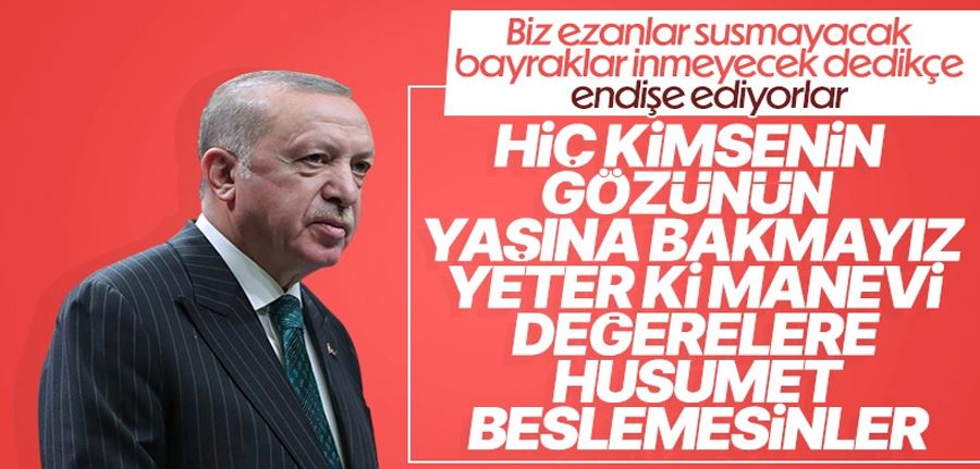 Cumhurbaşkanı Erdoğan: Hiçbir saldırıya, oyuna, tuzağa tahammülümüz yok