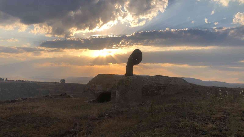 Kars’tan gün batımı manzaraları
