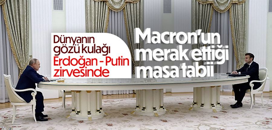  Vladimir Putin, uzun masasını bu sefer kurdurmadı