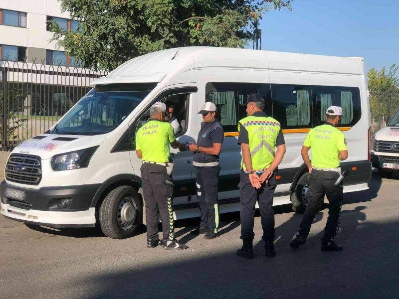 Malatya’da okul servislerine sıkı denetim
