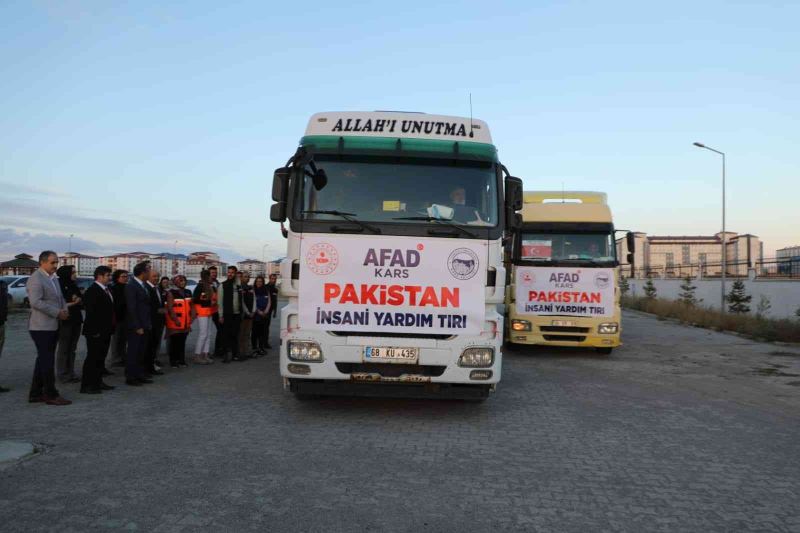 Kars’tan Pakistan’a yardım eli
