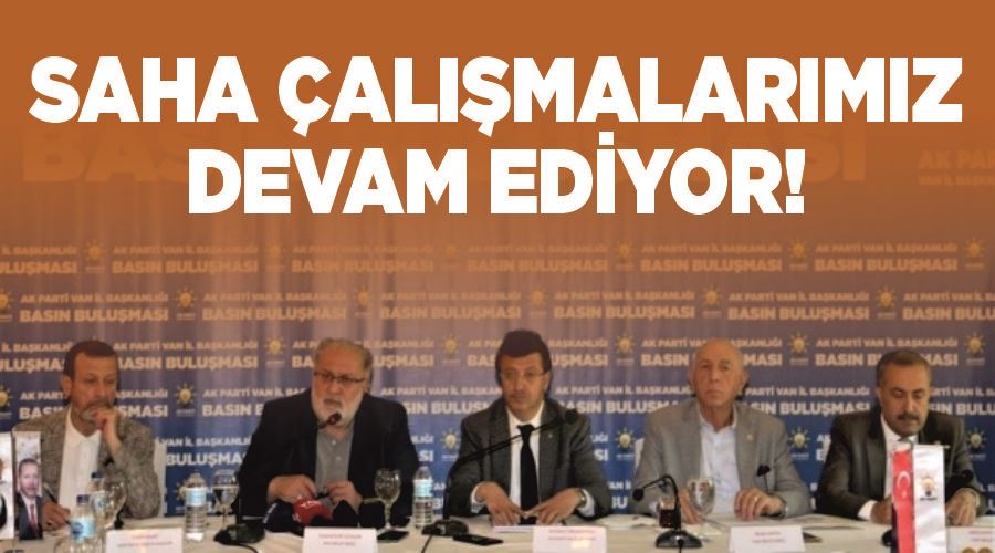 AK Parti Van İl Başkanı Türkmenoğlu ve milletvekilleri basınla buluştu