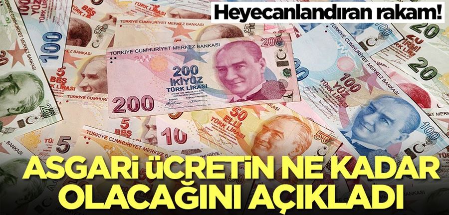 Asgari ücret ne kadar olacak? Heyecanlandıran rakam açıklandı