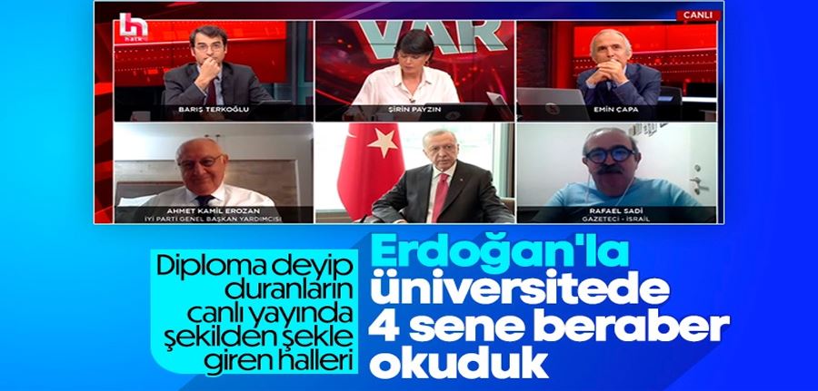 Rafael Sadi: Erdoğan ile üniversitede 4 sene beraber okuduk