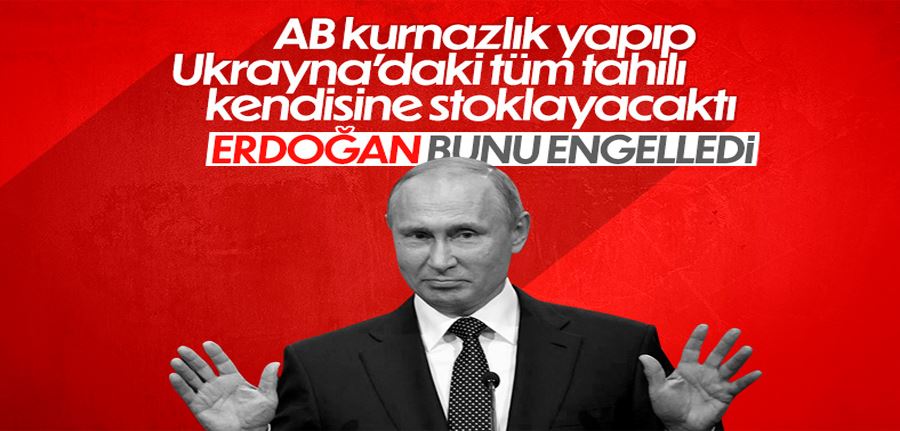 Vladimir Putin: Türkiye olmasaydı, tahıl AB’ye gidecekti