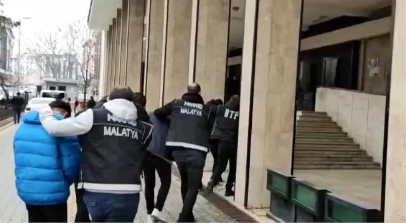 Malatya’da zehir tacirlerine büyük darbe: 16 tutuklama
