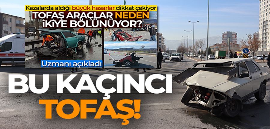 Ticari araçla çarpışan otomobil perte çıktı: 2 yaralı