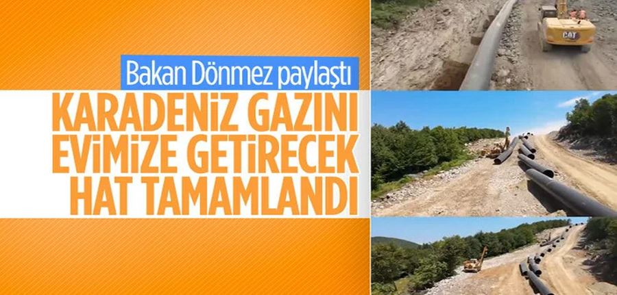 Karadeniz gazında sona doğru: 36 kilometrelik hat tamamlandı