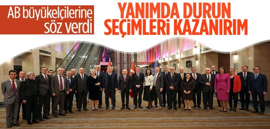Kemal Kılıçdaroğlu AB ülkelerinin büyükelçileriyle yemek yedi